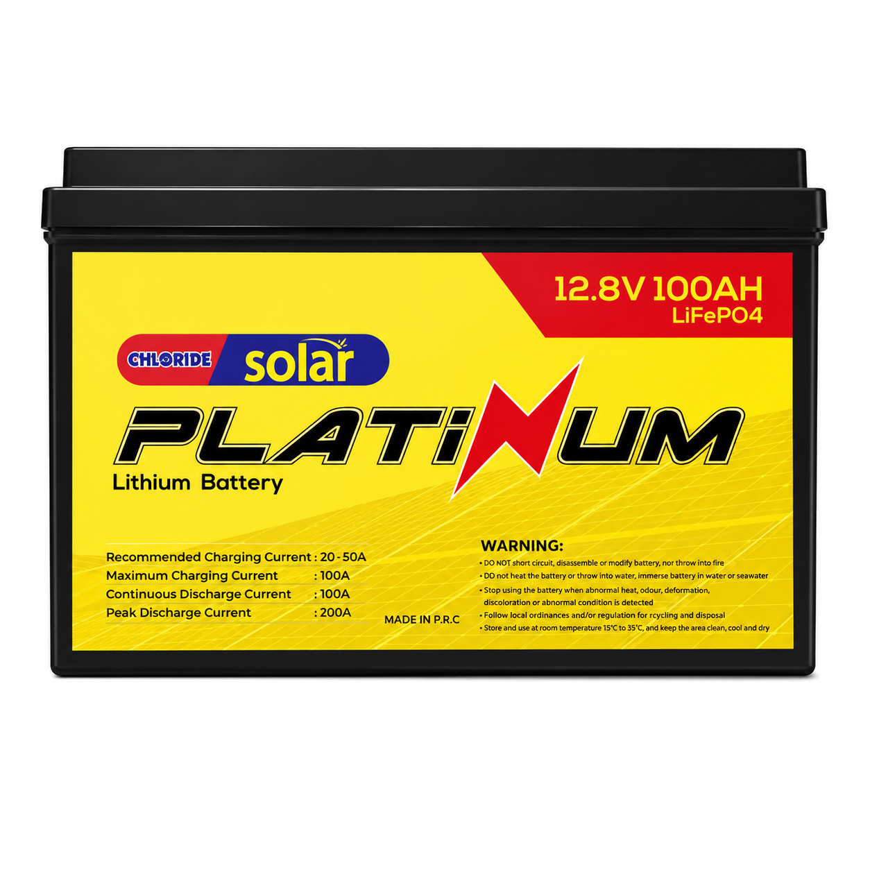 100Ah 12.8V Platinum Lithium Battery