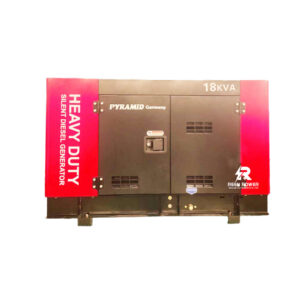 18kVA Pyramid Germany Silent Generator with ATS – Water Cooled Diesel 4 Cylinder