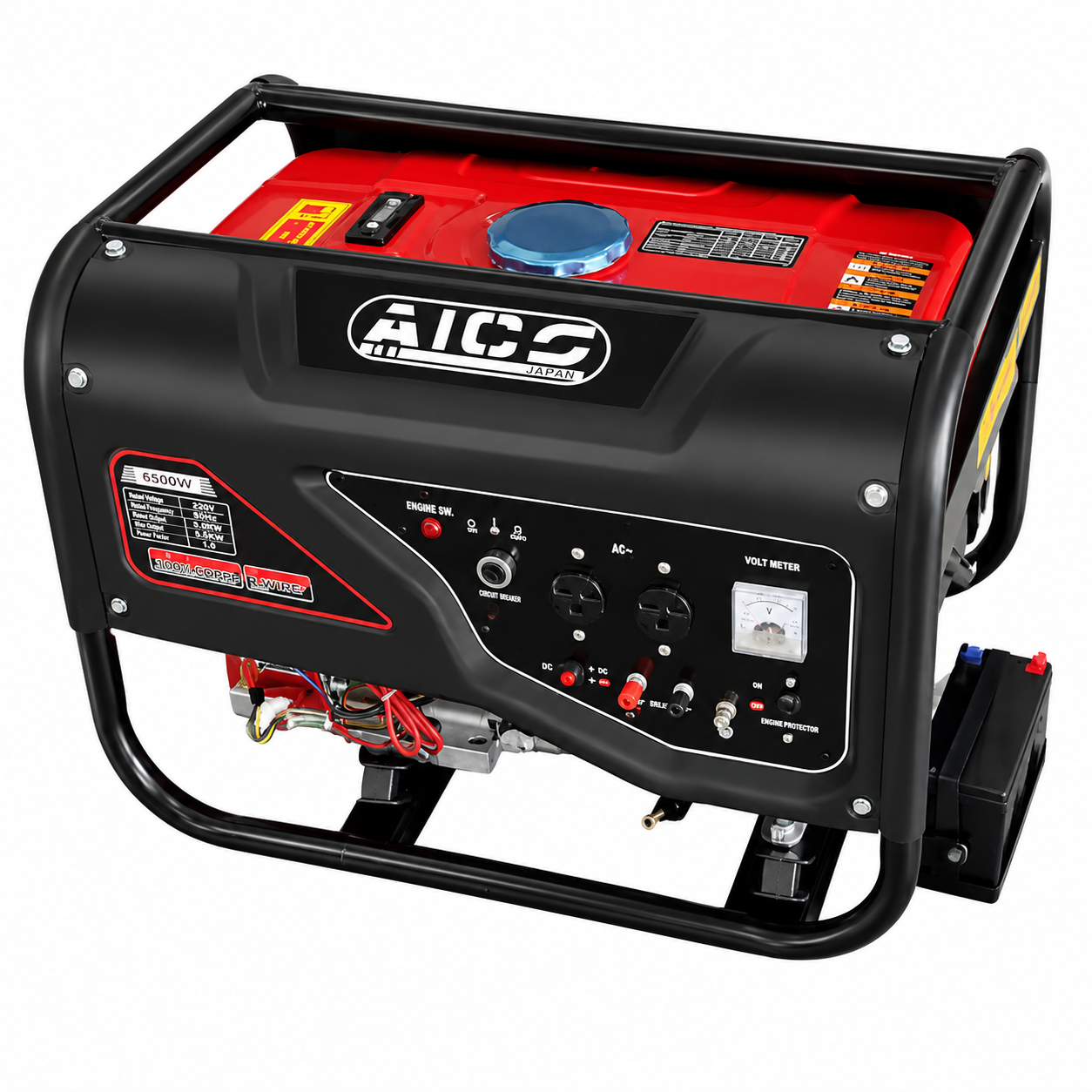 2.8kVA Aico LT2500CL Rope Start Petrol Generator