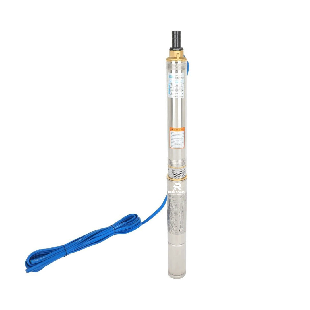 4HP 224M 4800L/hr 3-Phase Submersible Water Pump DW4000-3 380V 3kW – Deep Well