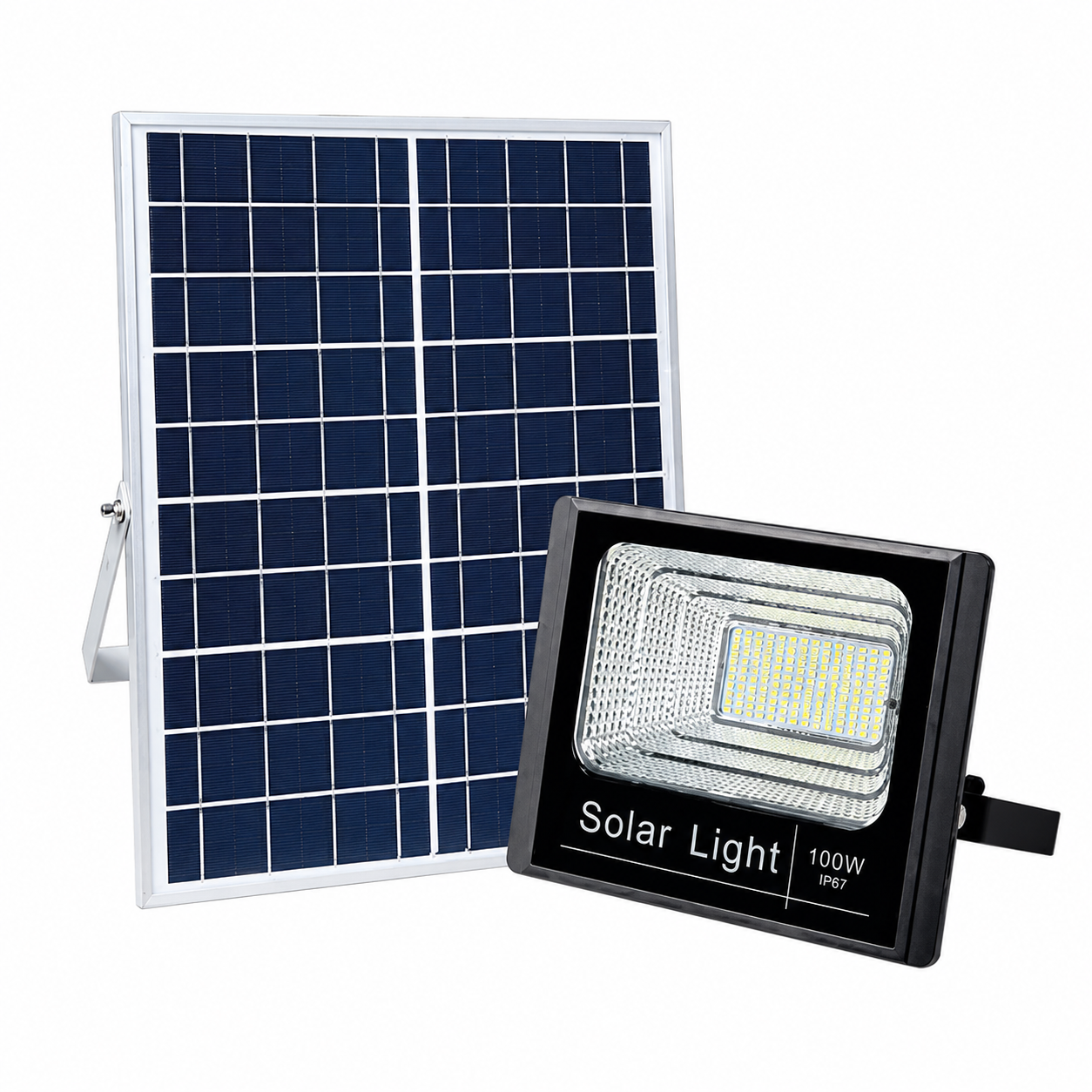 100W Alltop 0427B100-02 Solar LED Flood Light – High Brightness Outdoor Lighting