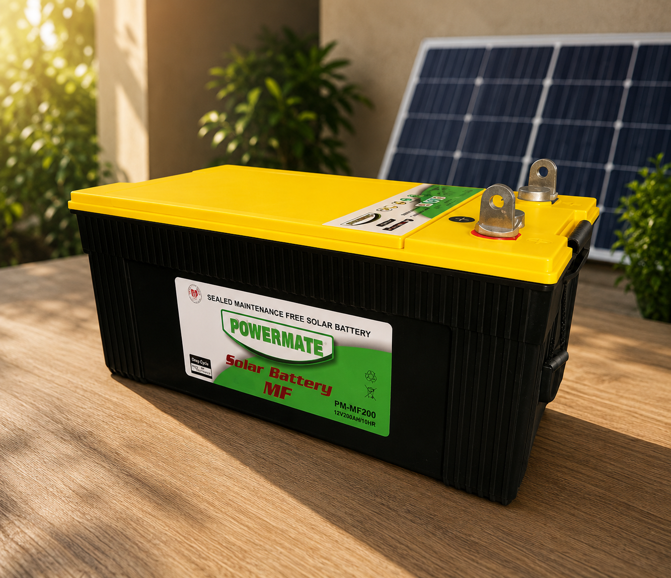 200Ah 12V Powermate Solar Battery 200Ah 12V Powermate Solar Battery
