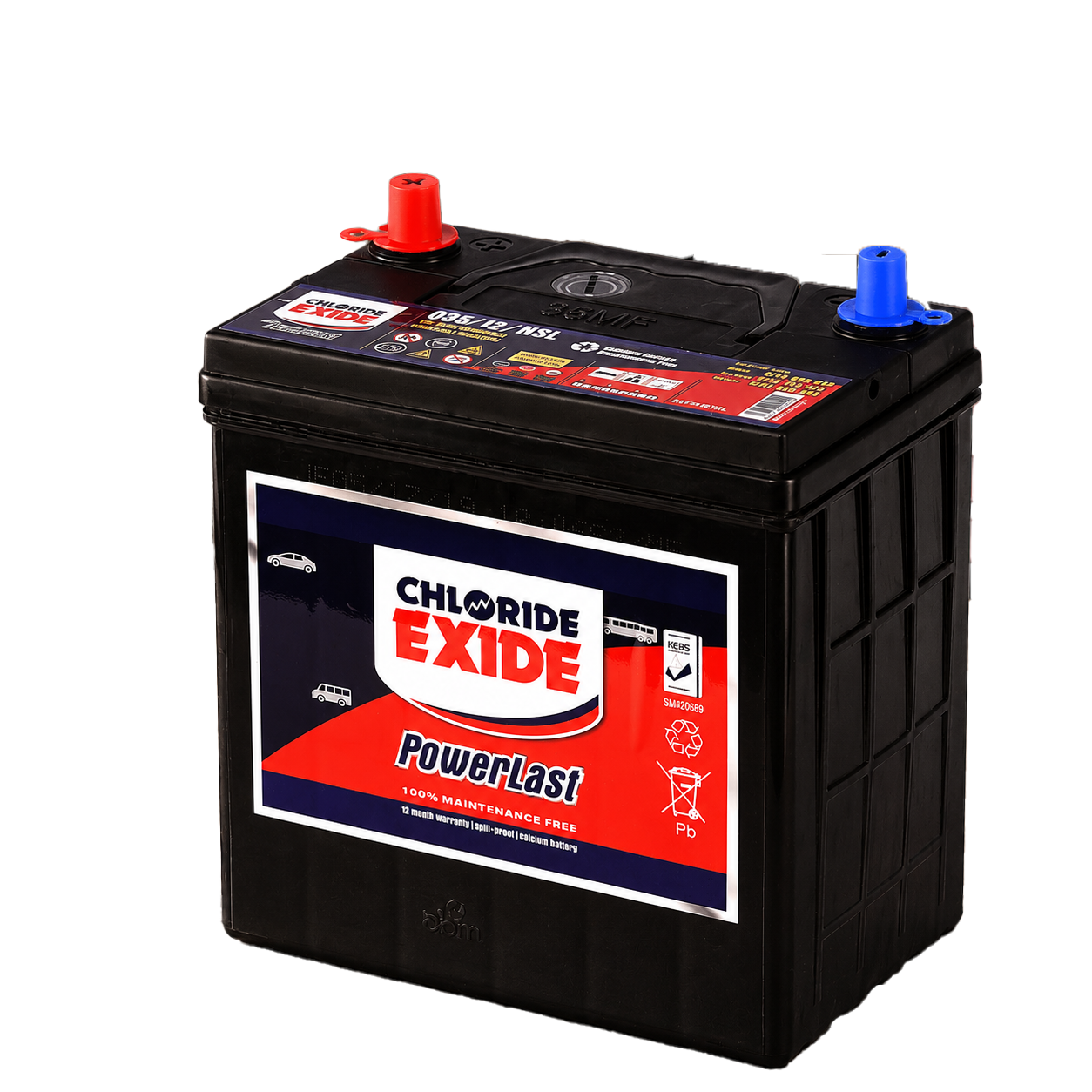 Chloride Ultrapower MF 040 Maintenance-Free Car Battery Chloride Ultrapower MF 040 Maintenance-Free Car Battery