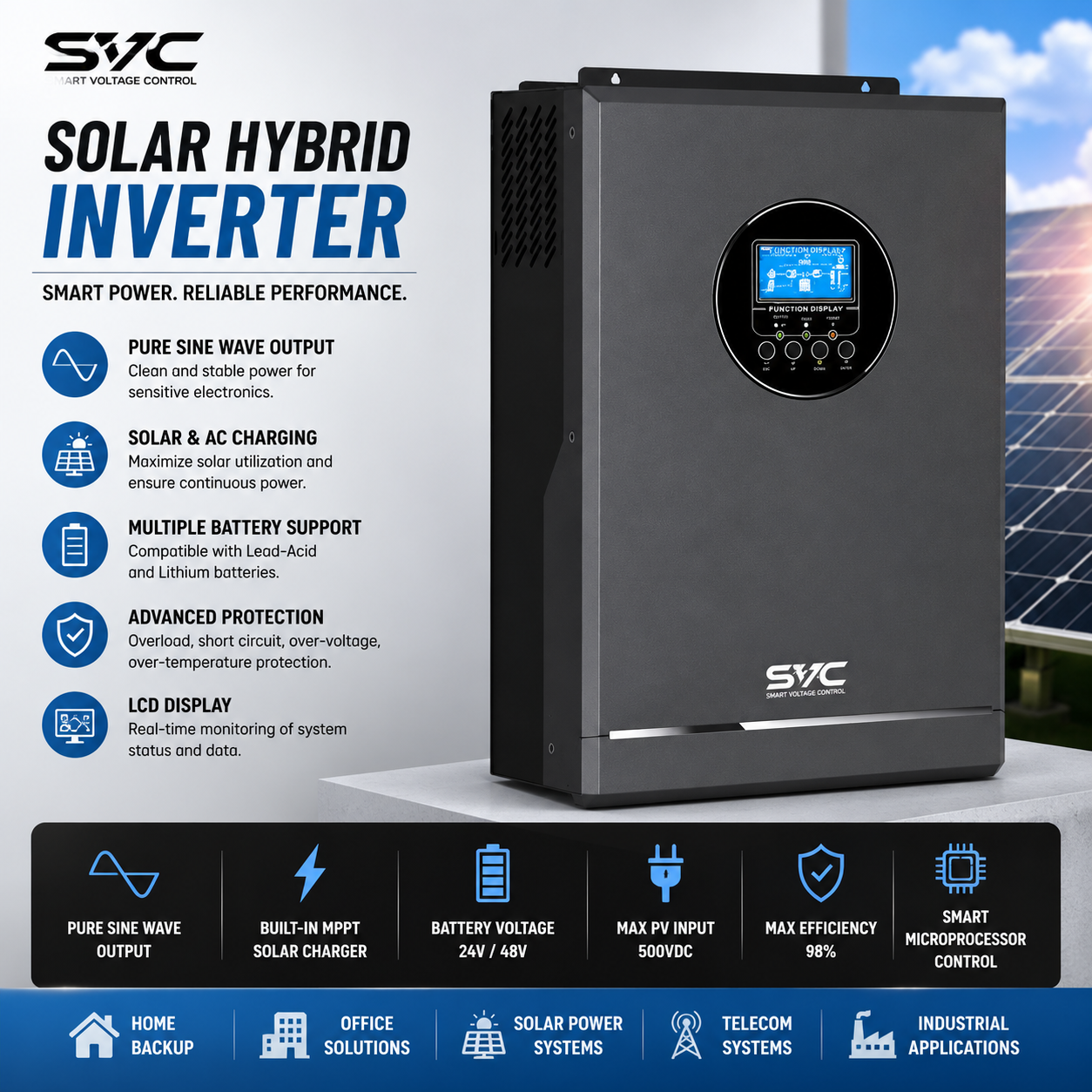 SVC solar inverter price Kenya
SVC solar inverter price Kenya