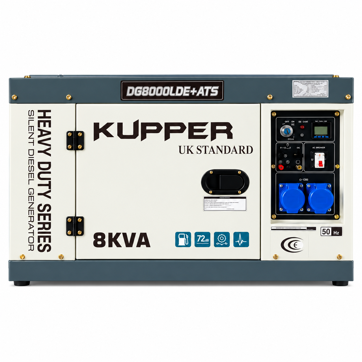 8kva Kupper Silent Diesel Generator Dg 8000lde With Ats