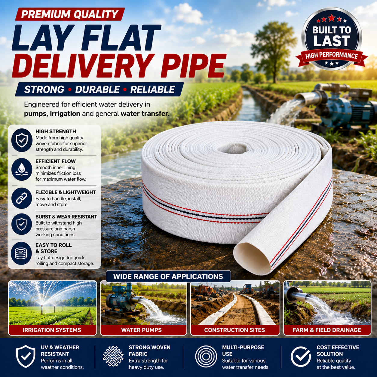 Canvas Delivery Pipe Canvas Delivery Pipe