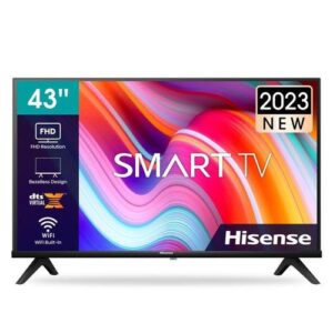 Hisense 43" Inch 43A4K FRAMELESS TV,SMART TV,NETFLIX+2YRS WARRANTY