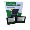 JSOT 2-in-1 200W+200W Solar Floodlight Kit Dual Remotes IP67 Dusk-to-Dawn Security Lights