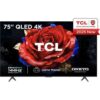 TCL 75" 4K QLED 2025 Latest Google Tv, Voice Control Technology, Quantum Dot, Wi-Fi, 4K HDR-2025 MODEL (1 YEAR WARRANTY)