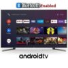 Vitron HTC4300QFS QLED TV 43" inch TV, Smart Android Digital TV,Bluetooth Enabled,Wifi Enabled,Icast Screen Mirroring,Netflix, Youtube, App Store (1YR WRTY) - Black