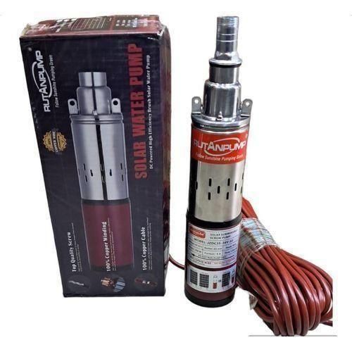 RUTANPUMP Solar Water Pump DC 24V 2m³/h 250W Submersible Solar Pump 50M HEAD