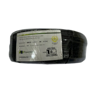 1.0mm Powermate Electric Cable Single Core 90m – Black Color