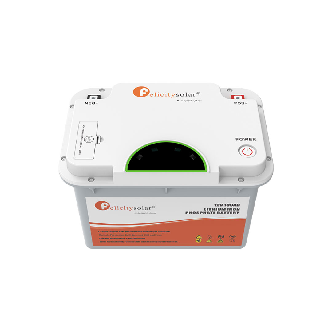 1.28kWh 12V 100Ah Felicity Lithium-Ion Battery – Floor Mounted (FLA12100) - Image 3