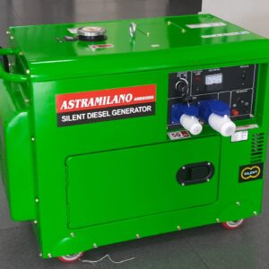 AMD8500S Astramilano DIESEL Generator CLOSED TYPE Rated Output 7.5kVA WITHOUT ATS SINGLE PHASE