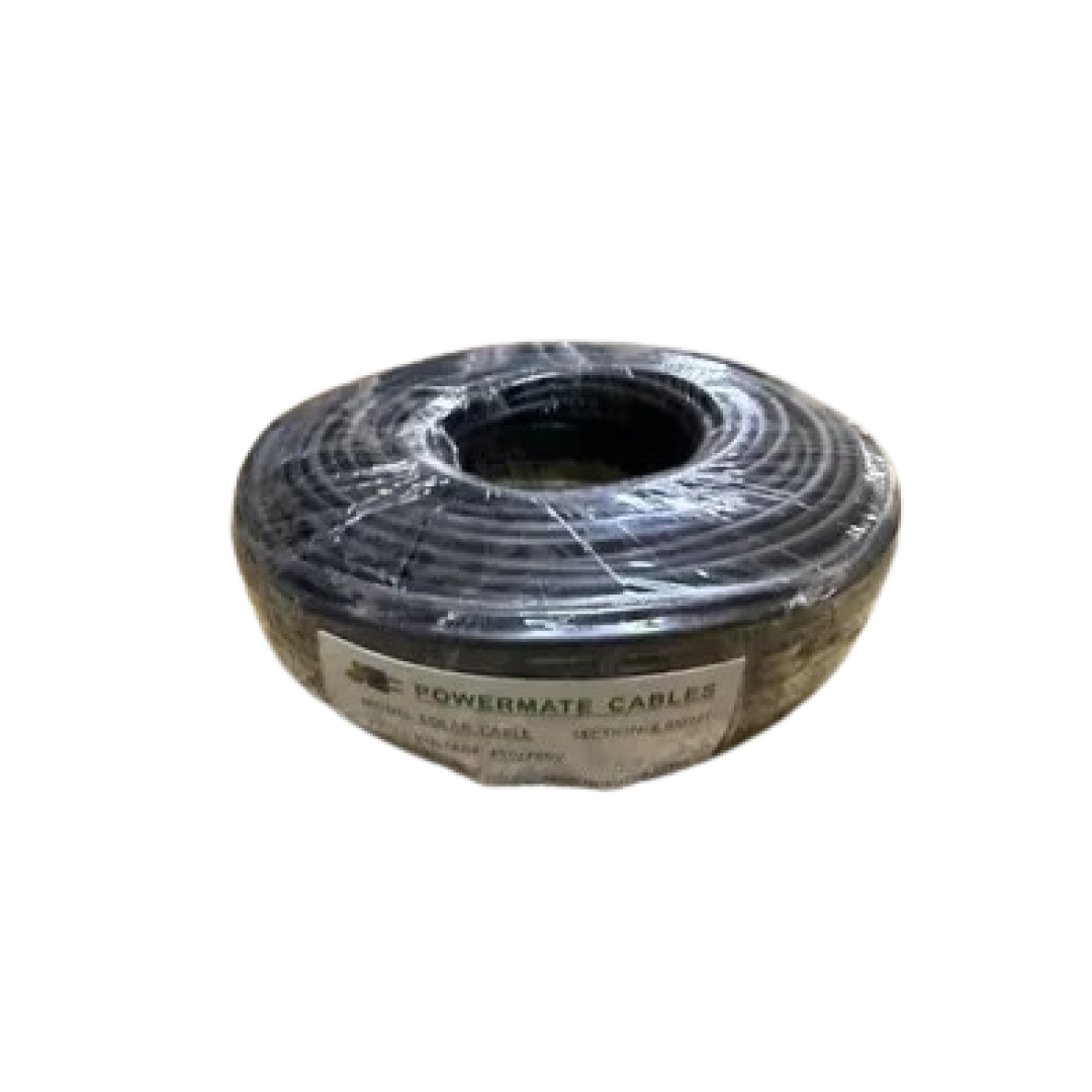6.0mm Powermate Solar DC Cable 90m – Black Color