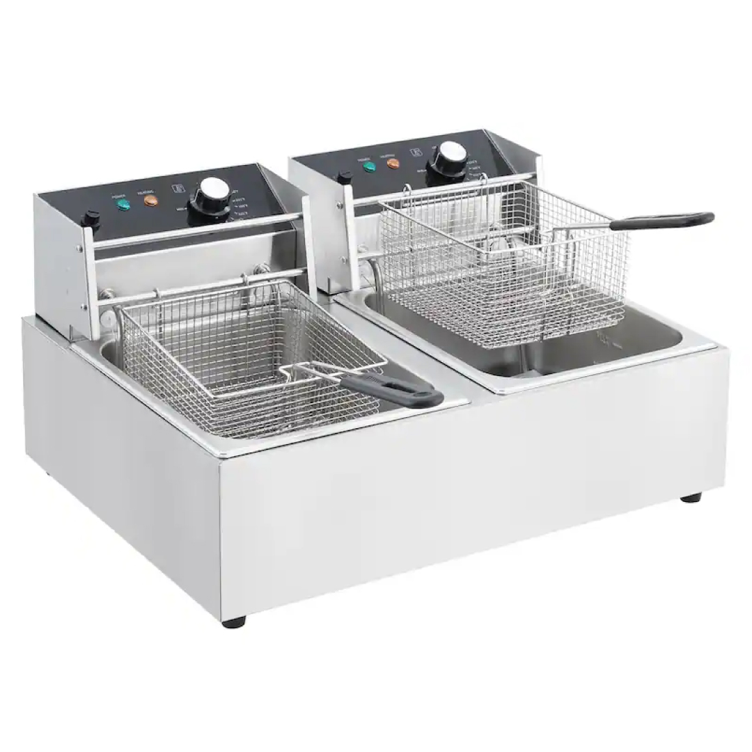 6L+6L Premier Commercial Double Electric Fryer – Model EF82