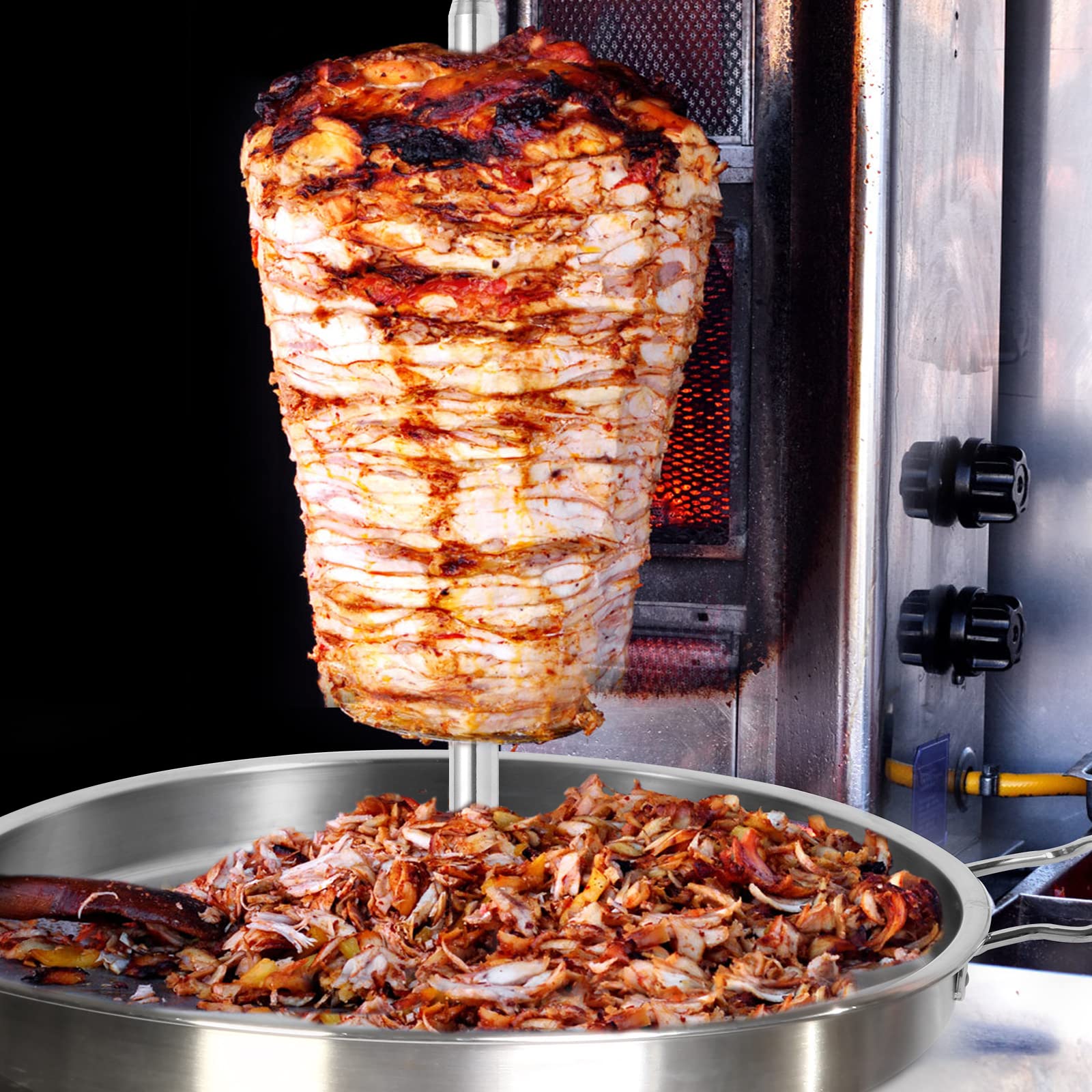 3-Burner Commercial Gas Shawarma Machine - Image 5