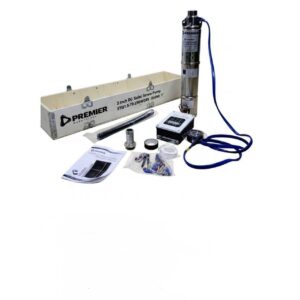 Premier DC Solar Brushless Submersible Pump 24V 250W 70M - Model 3TG1.5-70-250W/24V