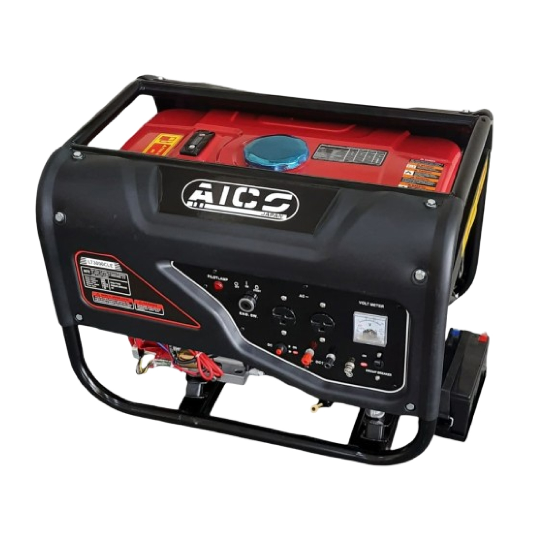 AICO Japan LT3000CL – 3.8kVA Rope Start Petrol Generator - Image 2