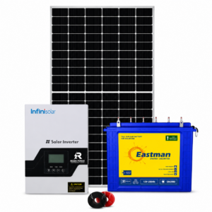 1.2kW Infinisolar Solar Kit – Eastman Tubular Acid Battery Backup Solution
