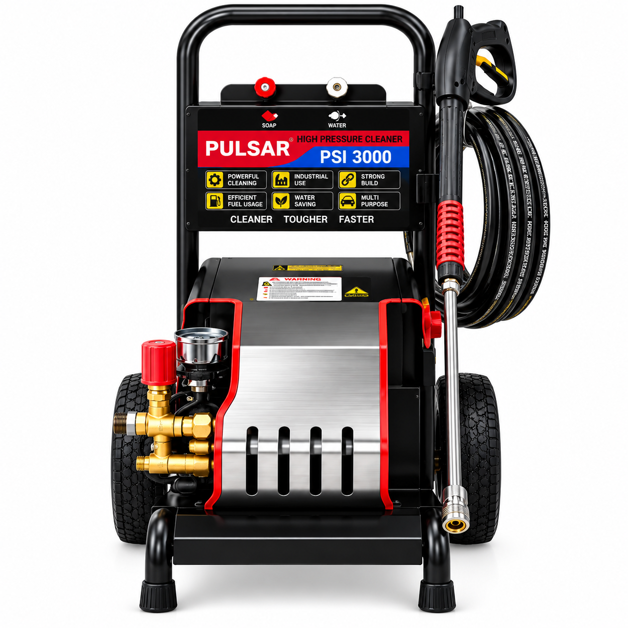 3000PSI Pulsar Electric High Pressure Washer – 2.2kW 220V 50Hz