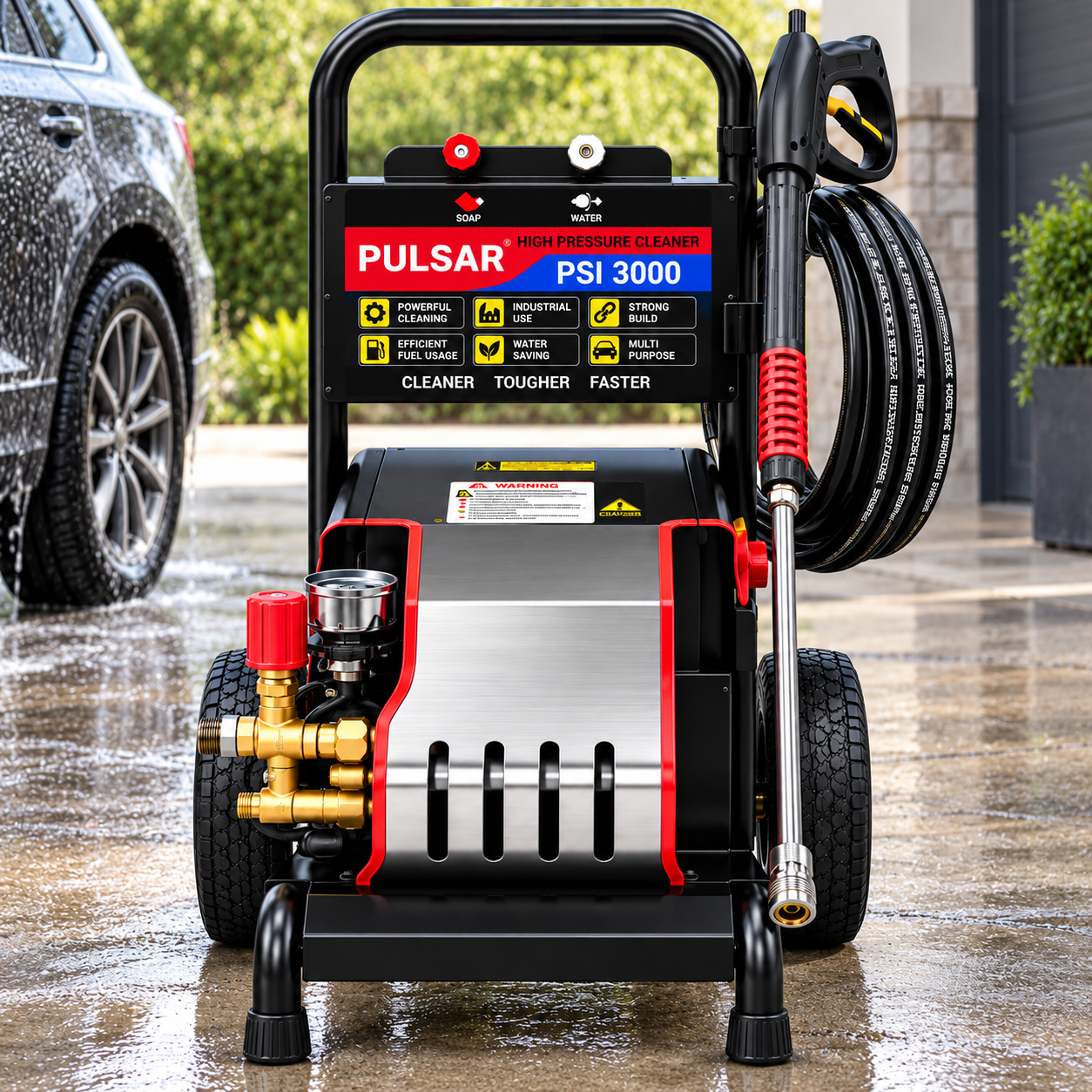 3000PSI Pulsar Electric High Pressure Washer – 2.2kW 220V 50Hz - Image 2