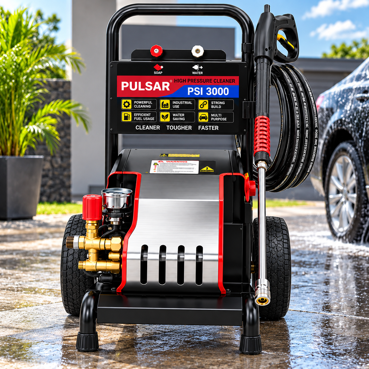 3000PSI Pulsar Electric High Pressure Washer – 2.2kW 220V 50Hz - Image 3