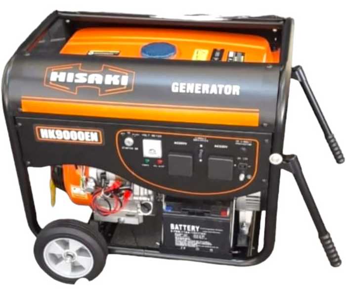 HK9000EN HISAKI 9Kva Petrol HEAVY DUTY Open Generator