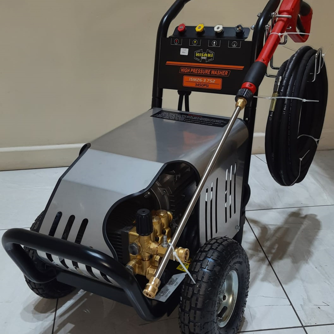 3450PSI Hisaki Japan 5HP Electric Pressure Washer – Single Phase High-Pressure Cleaning Machine - Image 3