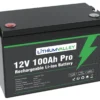 1.28kWh 12.8V 100Ah Lithium Valley LFP100-12 LiFePO4 Lithium Battery - Image 2