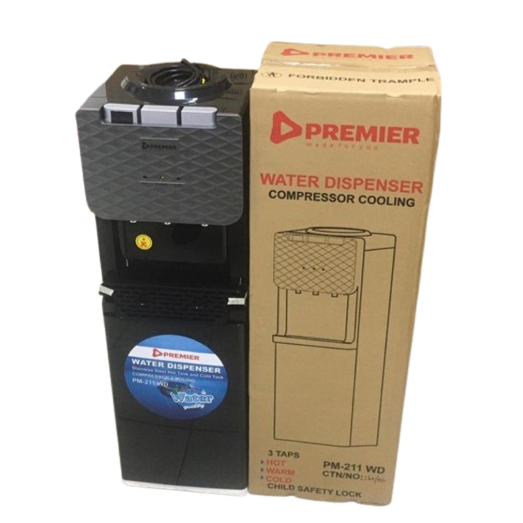 Premier PM211 Water Dispenser – Hot, Cold & Normal with Powerful Compressor Cooling - Image 3