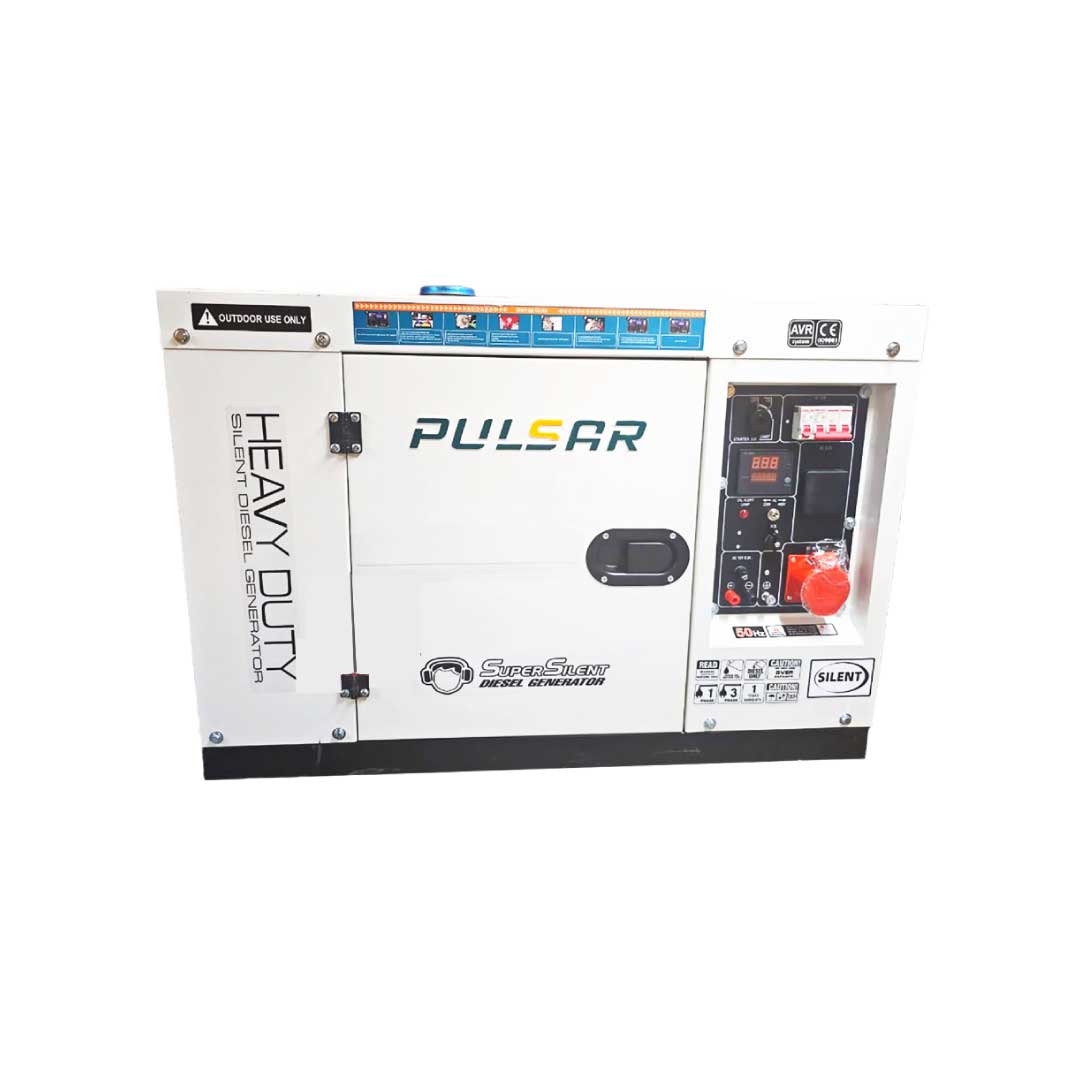 10.5kVA Pulsar Single Phase Diesel Silent Generator