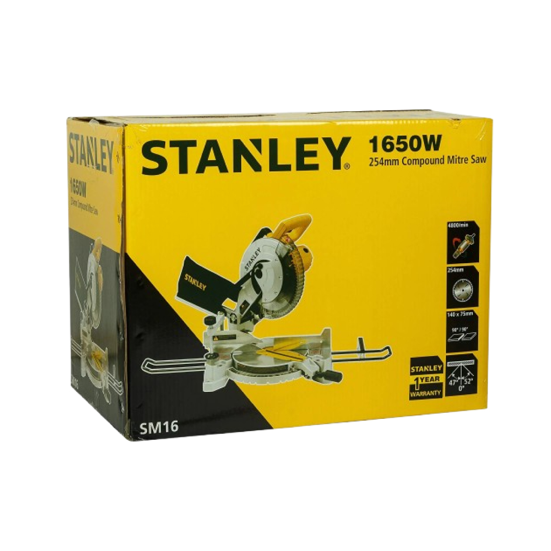Stanley SM16 Compound Mitre Saw – 1650W, 254mm - Image 3