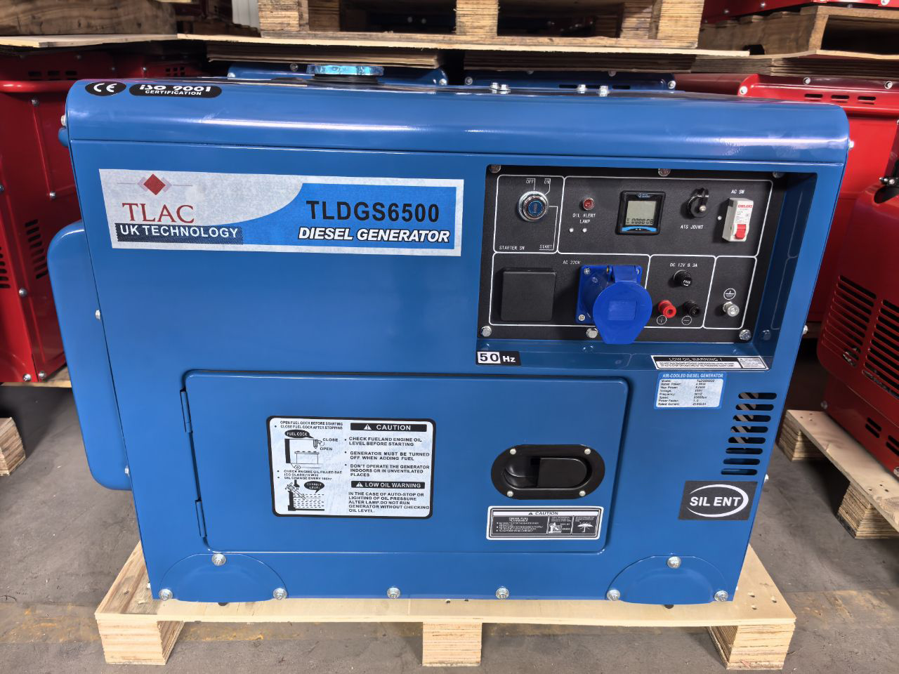 5kVA TLAC UK Silent Diesel Generator – Reliable Backup Power (ATS Sold Separately) - Image 2