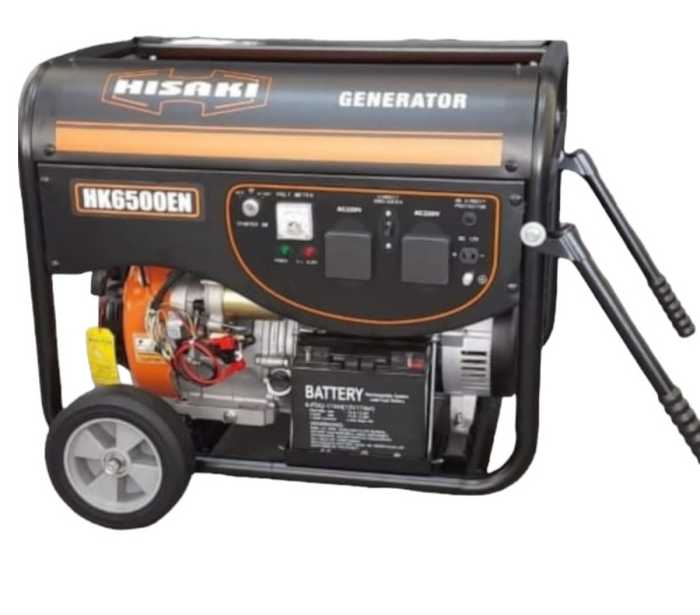 Hisaki HK6000EN 6.5Kva Petrol-Powered Keystart Generator