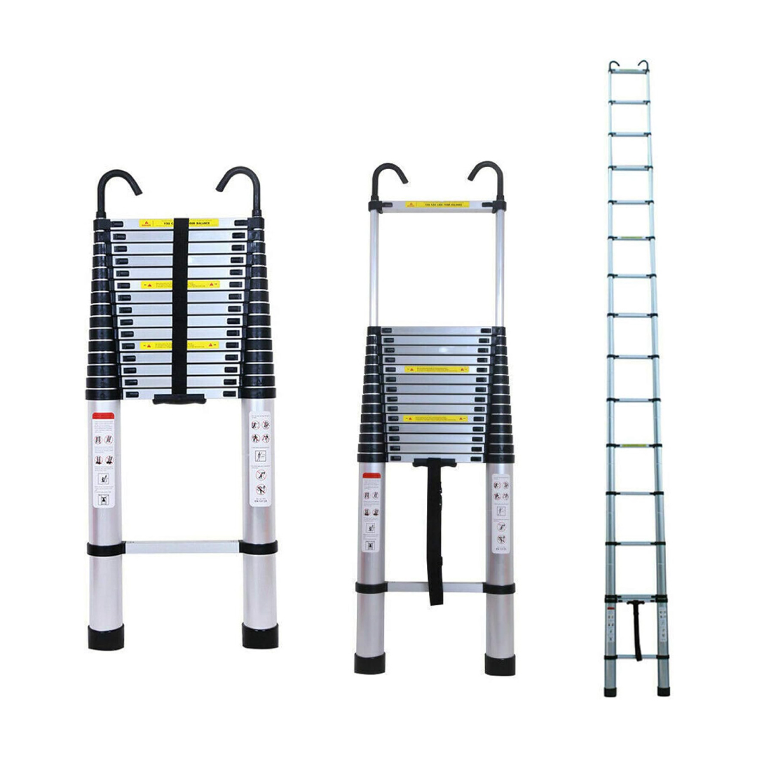 Telescopic Ladder – 4.4m (14.5ft), 150kg Capacity – Toller - Image 2